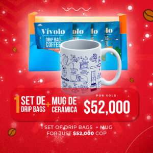 Drip Bags + Taza <br> Vívolo